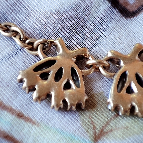 J. Crew Thin Navette Clear Teardrop Smoke Opalune Minty Statement Necklace EUC - Picture 5 of 12